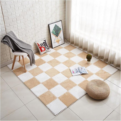 Plush Interlocking Floor Mat | سجادة أرضية متداخلة ناعمة