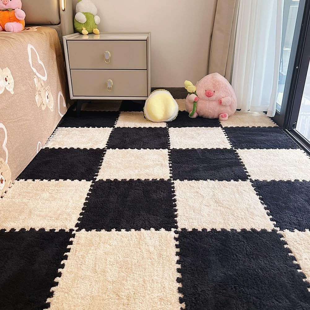 Plush Interlocking Floor Mat | سجادة أرضية متداخلة ناعمة